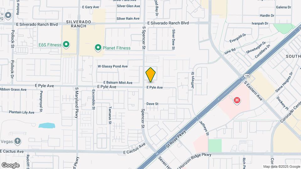 1852 E Pyle Ave Map and Location Details