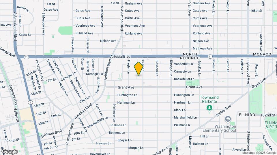1917 Rockefeller Ln Map and Location Details