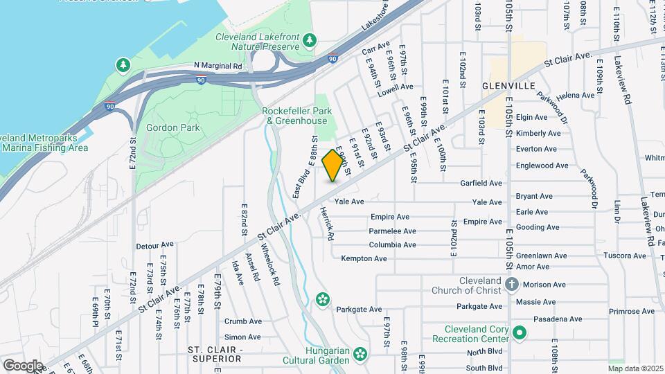 8901 St Clair Ave.-Unit -Unit 4 Mapa y Detalles de la Ubicación