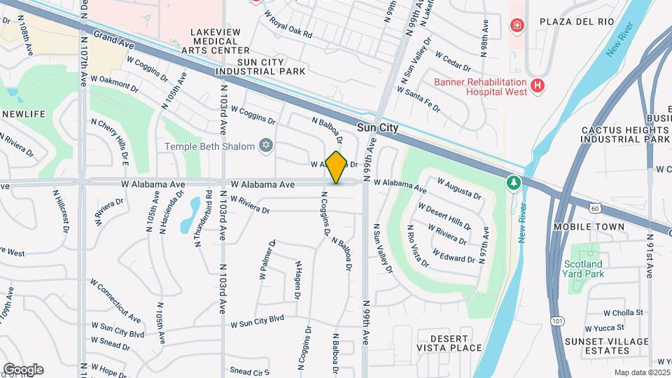 9939 W Alabama Ave Map and Location Details