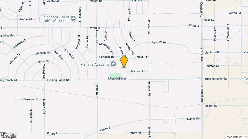 10578 Cochiti Rd Map and Location Details