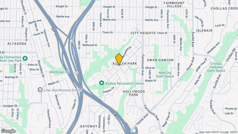 4202 Poplar St Mapa y Detalles de la Ubicación
