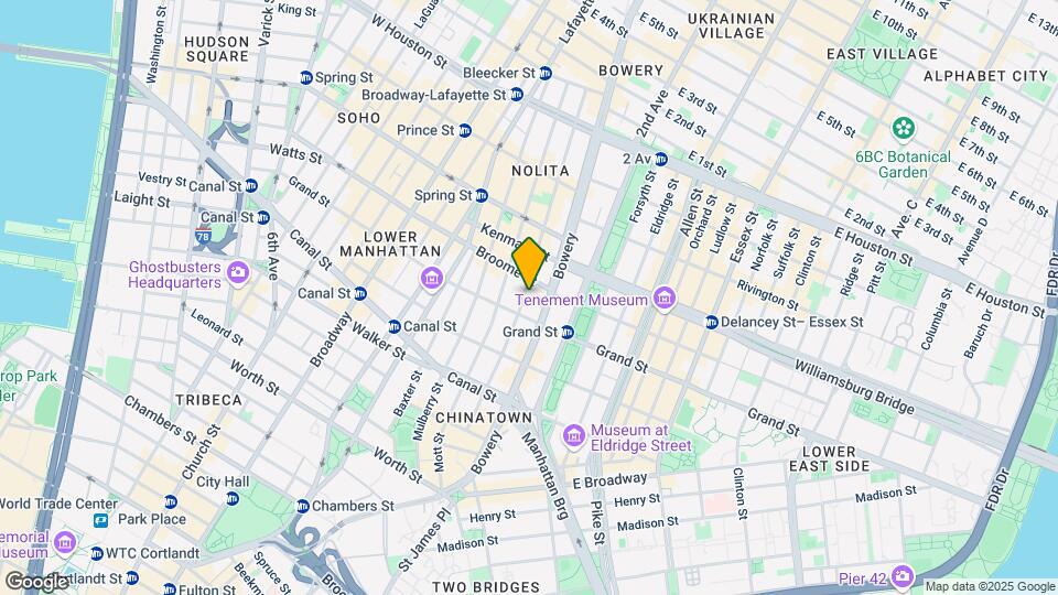 122 Elizabeth St Mapa y Detalles de la Ubicación