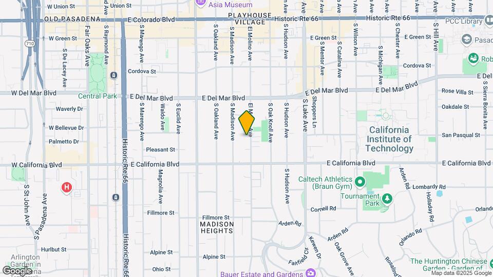 477 S El Molino Ave Map and Location Details