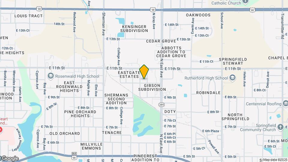 2407 E 10th St Map and Location Details