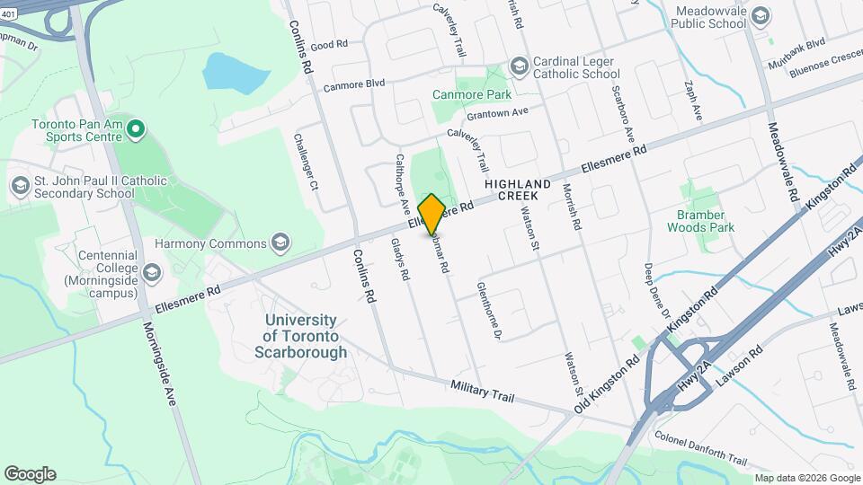 92 Bobmar Rd Map and Location Details