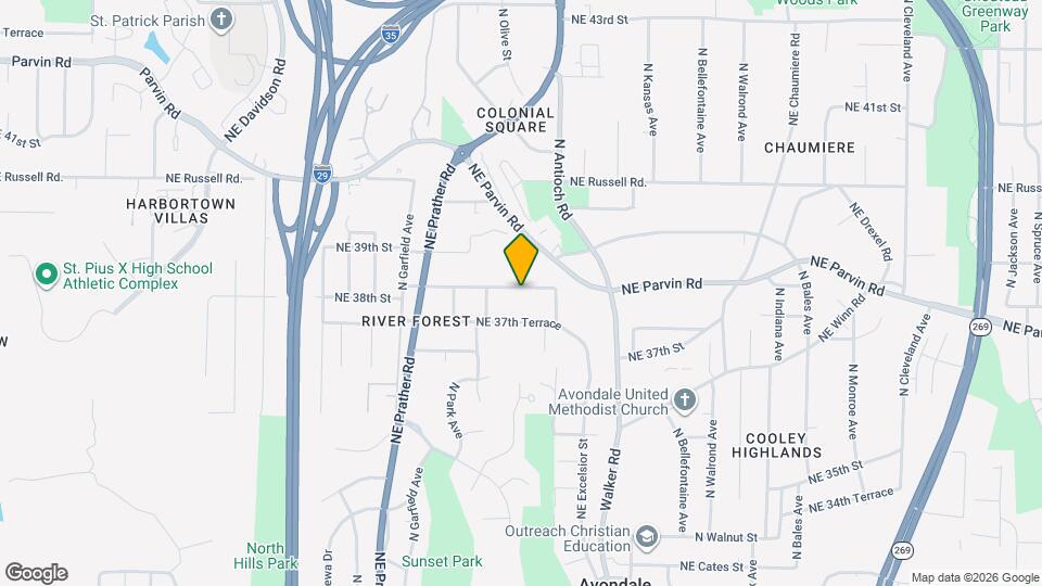 2429 NE 38th St Map and Location Details