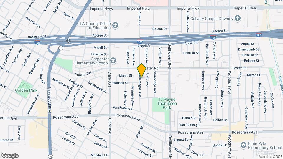 13612 Charlemagne Ave Map and Location Details