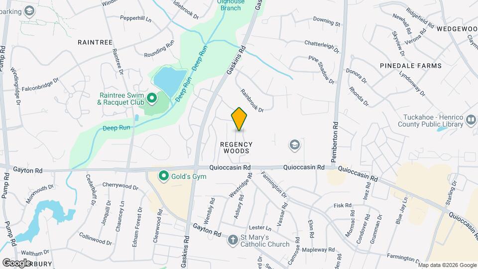 Regency Woods Mapa y Detalles de la Ubicación