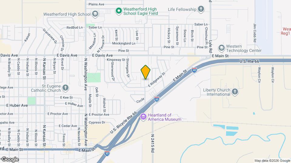 908 Elm St. Map and Location Details