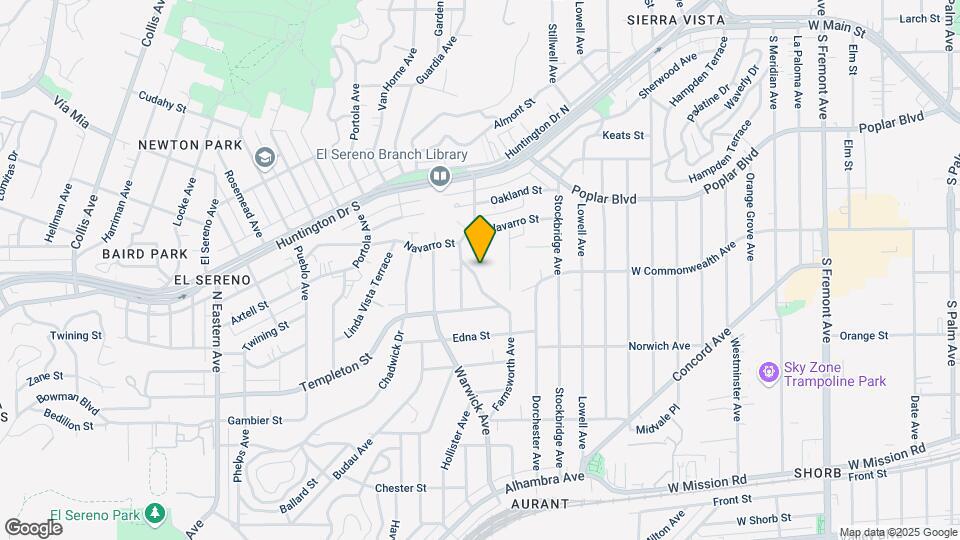 3444 Farnsworth Ave Map and Location Details