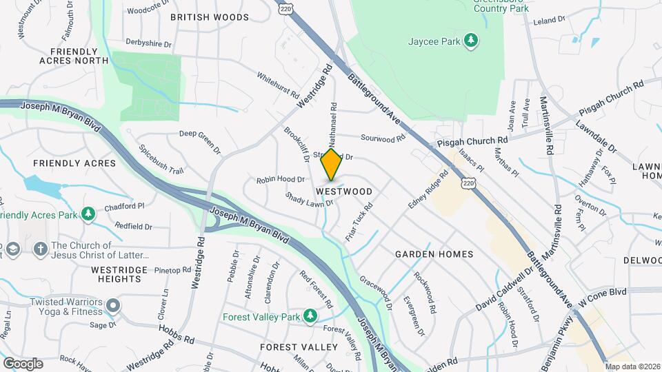3023 Robin Hood Dr Map and Location Details
