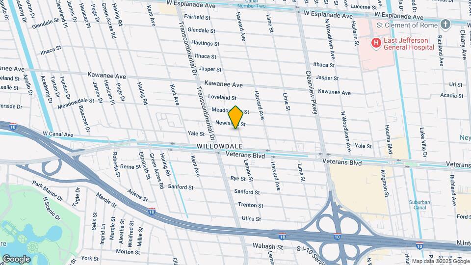 3404 Lemon St Map and Location Details