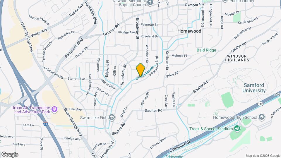 1016 Edgewood Blvd Map and Location Details