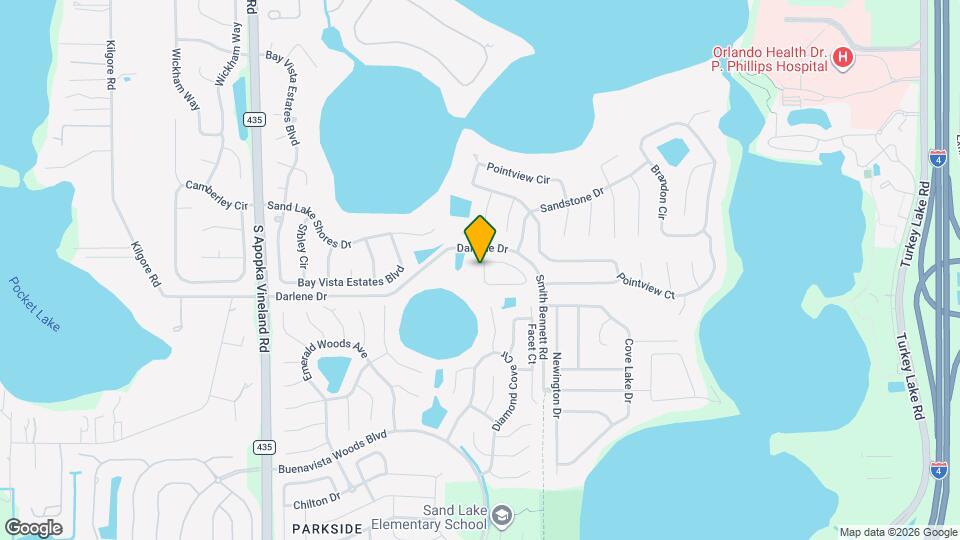 8119 Lake Crowell Cir Map and Location Details