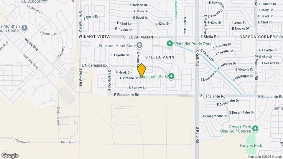 3620 S Yukon Pl Map and Location Details