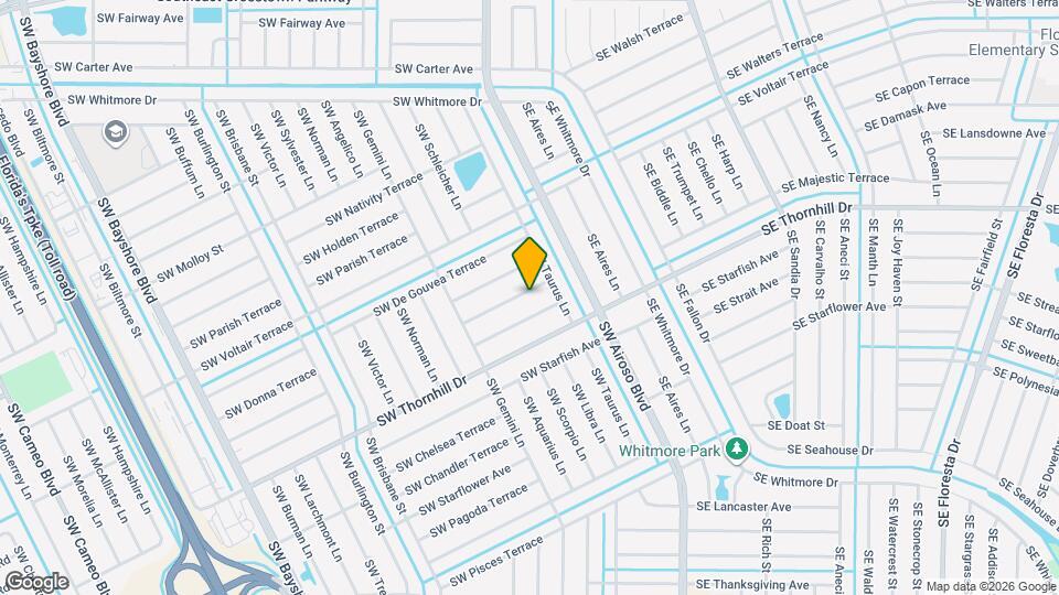 120 SW Grimaldo Terrace Mapa y Detalles de la Ubicación