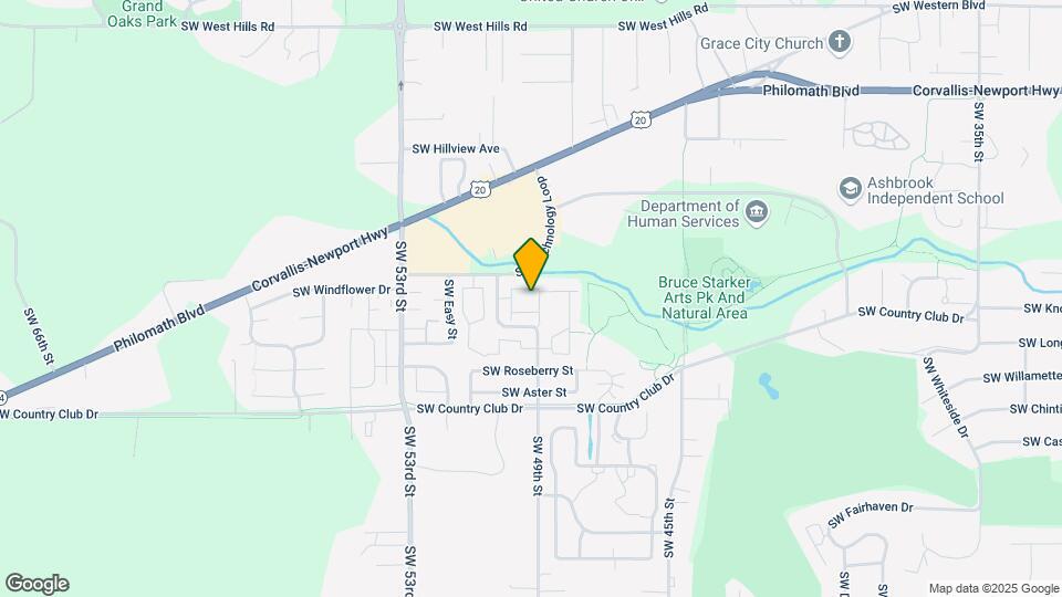 Spring Creek and Creekside Apartments Map and Location Details