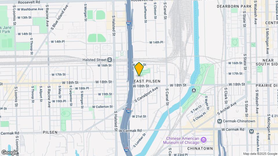 1722 S Desplaines St Map and Location Details