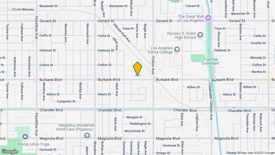 13405 Burbank Blvd Map and Location Details