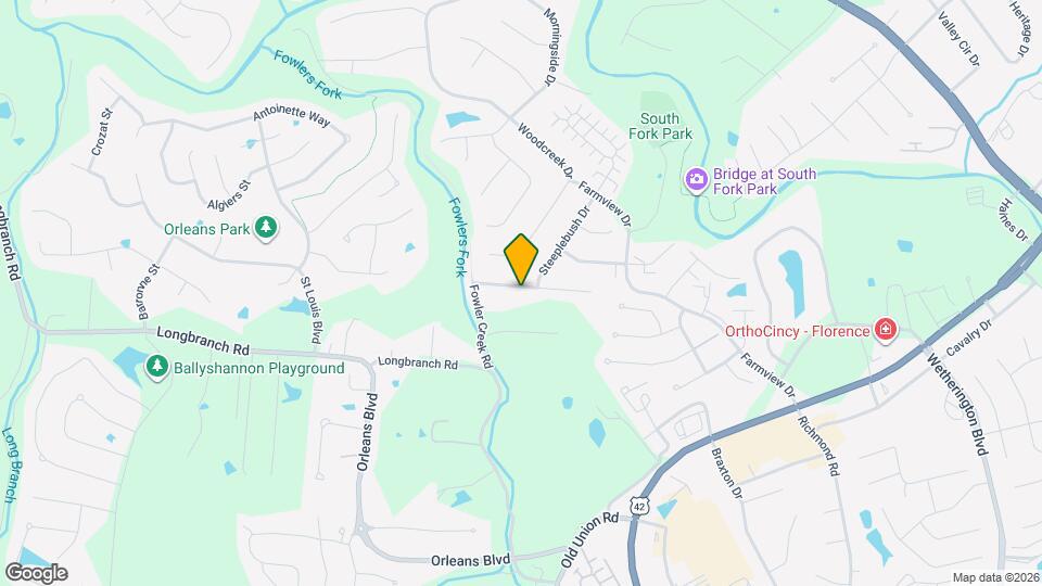 2755 Running Creek Dr Mapa y Detalles de la Ubicación