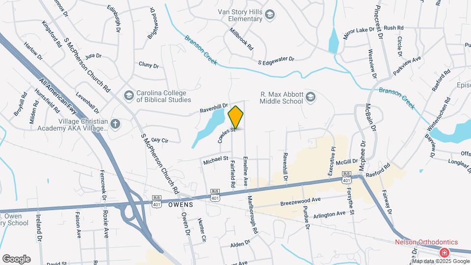 801 Fairfield Rd Map and Location Details
