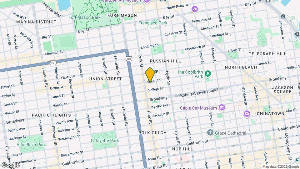 1365 Green St Map and Location Details
