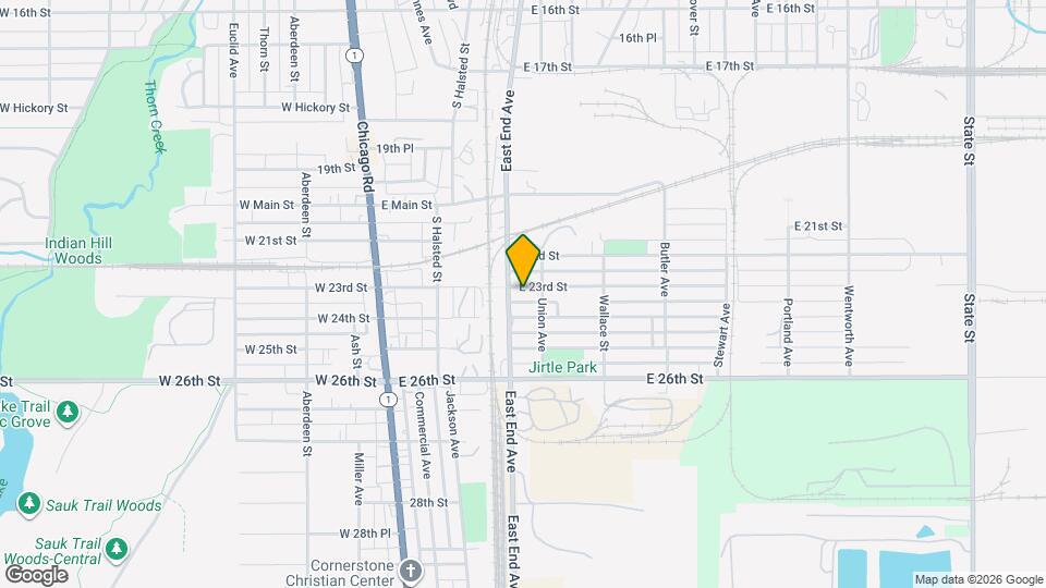 104 E 23rd St, Unit 1 Map and Location Details