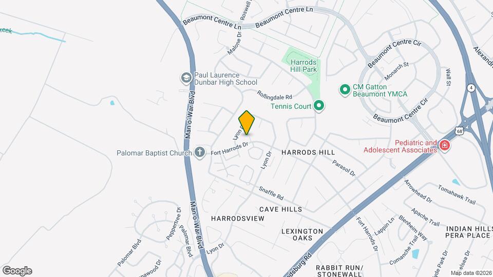 3313 Fort Harrods Ct Map and Location Details