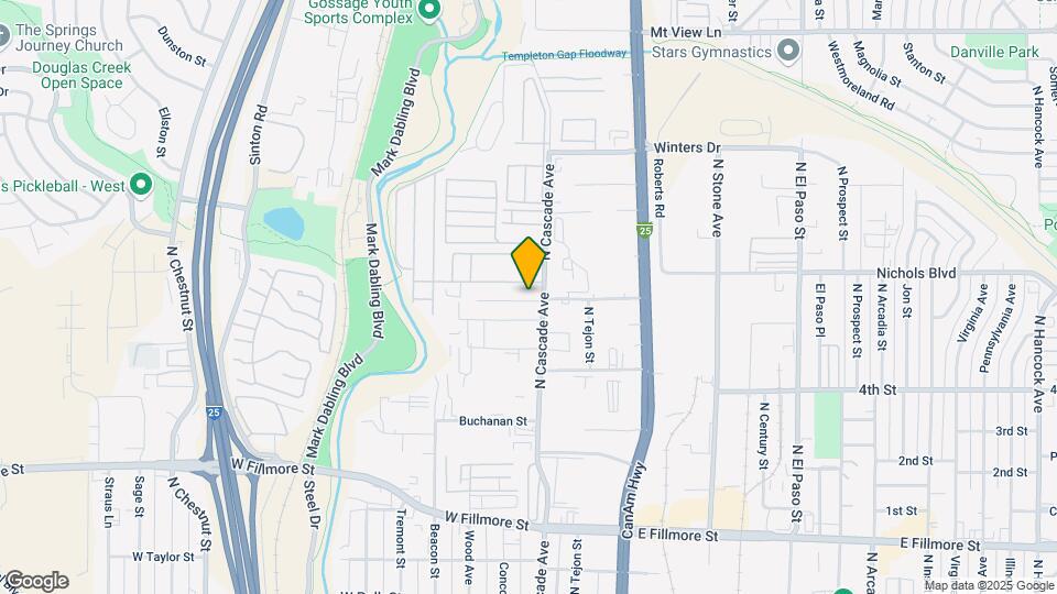 3418 N Cascade Ave Map and Location Details