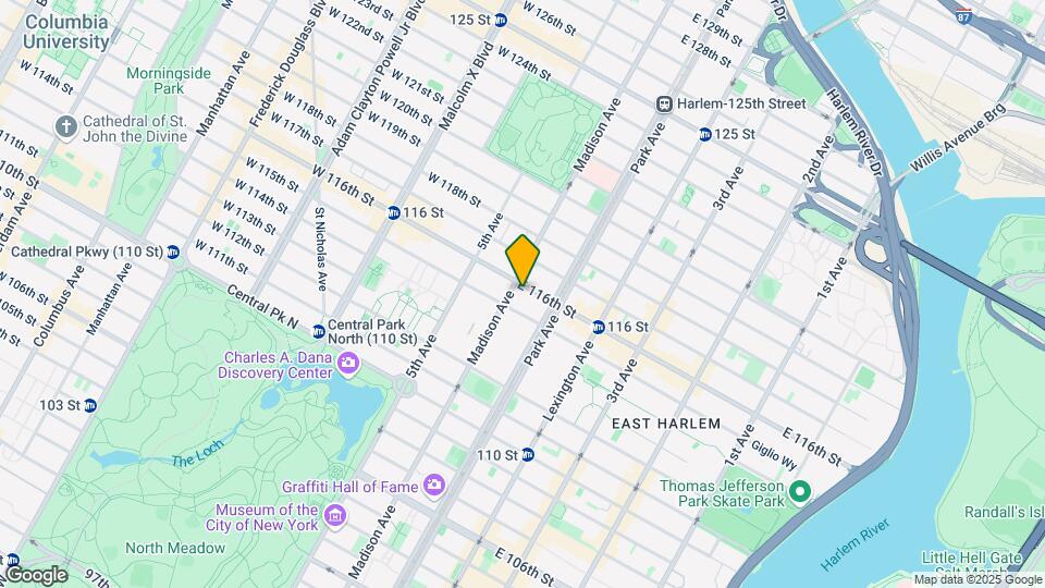 54 E 116th St Map and Location Details
