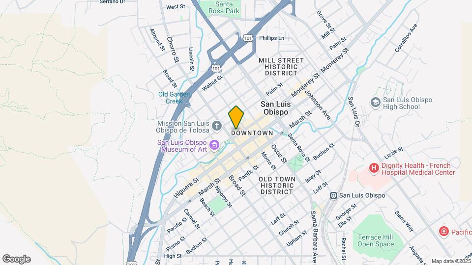 868 Monterey St Map and Location Details