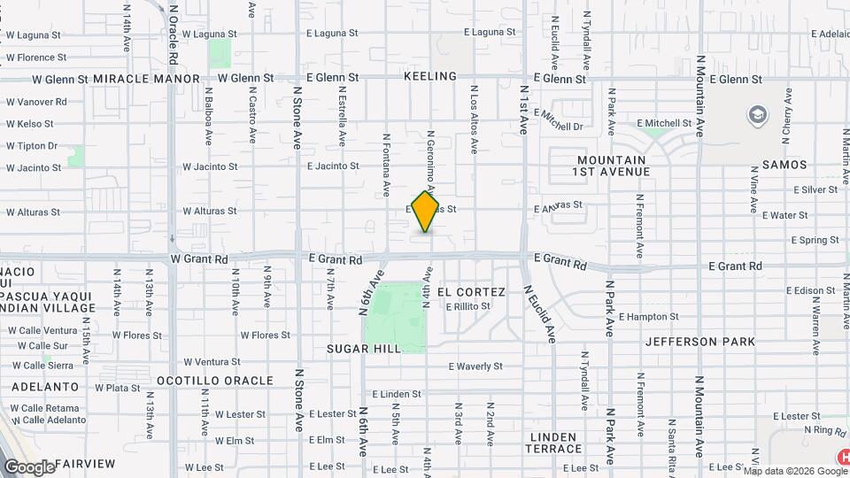 2415 N Geronimo Ave Map and Location Details
