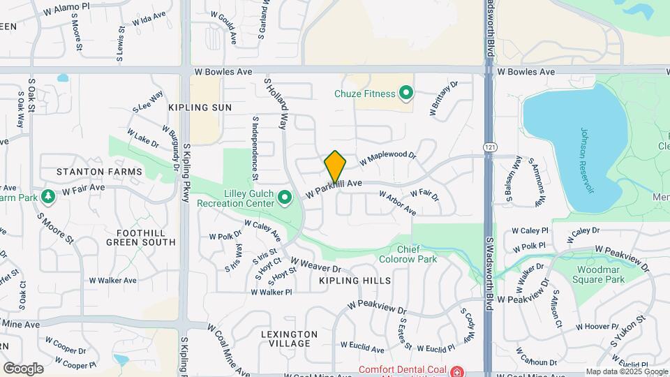 9212 W Arbor Ave Map and Location Details