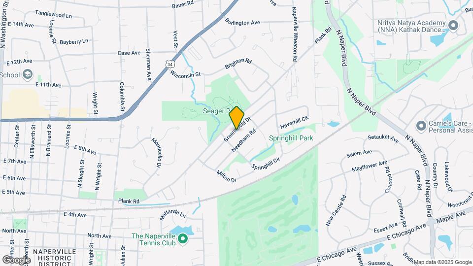 1140 Greensfield Dr Map and Location Details