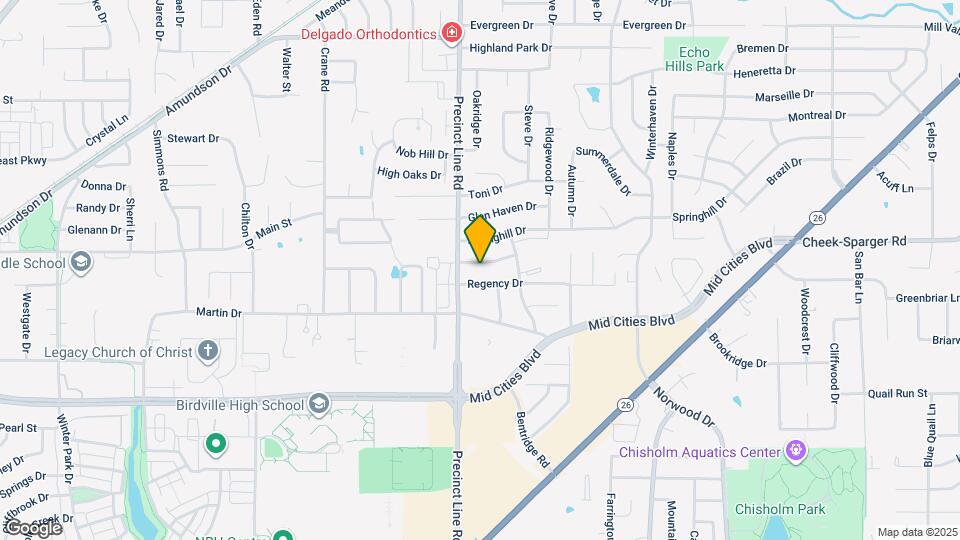 745 Spring Valley Dr Map and Location Details