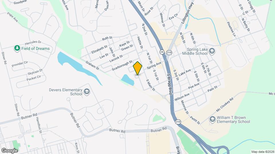 100 S Mitchley St Map and Location Details