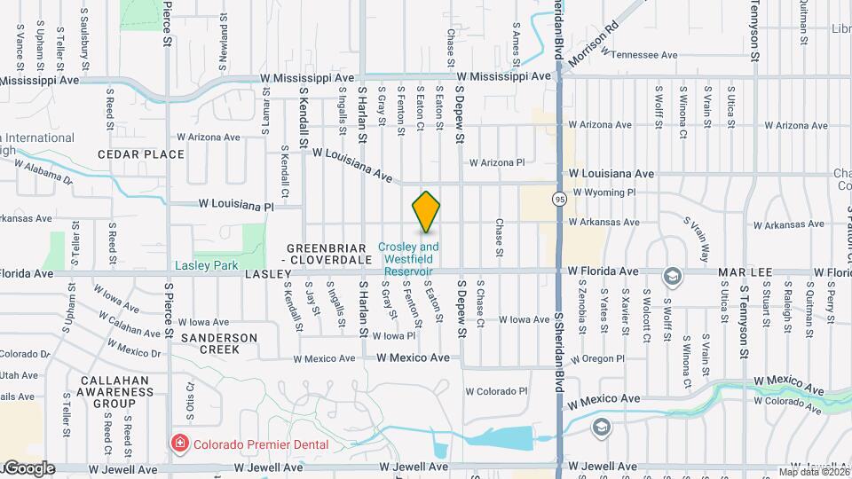 1430 S Eaton Ct Map and Location Details