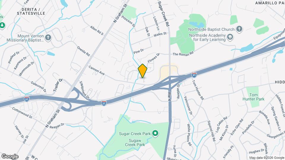 9021 Widden Way Map and Location Details