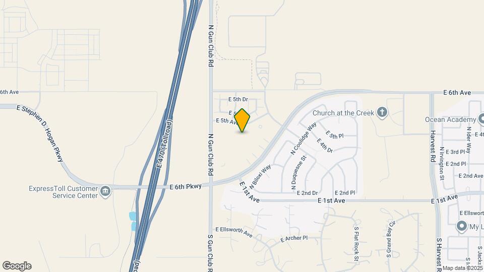 23623 E 3rd Pl Mapa y Detalles de la Ubicación