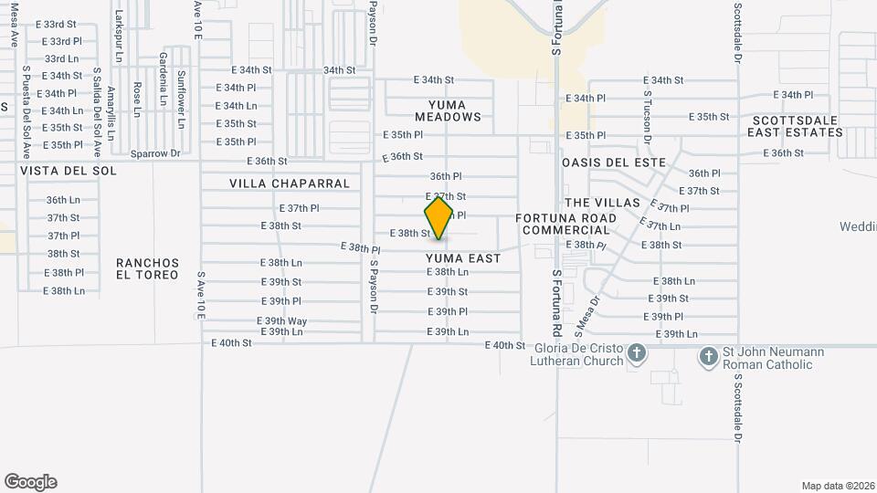 10638 E 38th Pl Map and Location Details