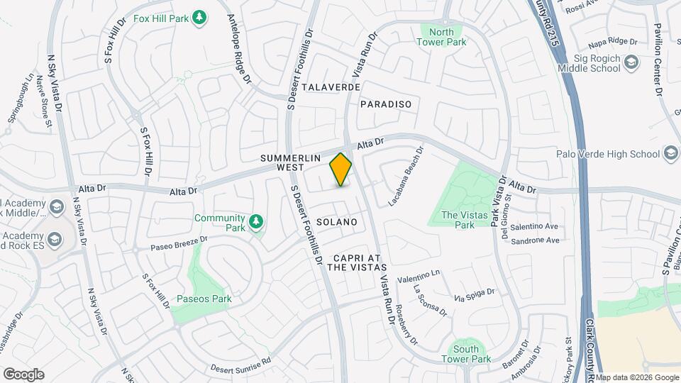 11725 Costa Blanca Ave Mapa y Detalles de la Ubicación