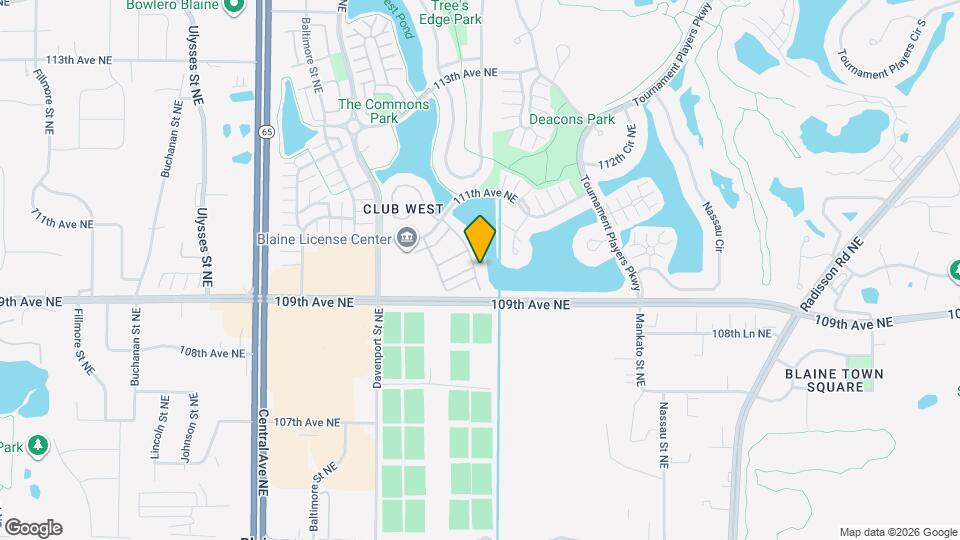 10931 Goodhue St NE Map and Location Details