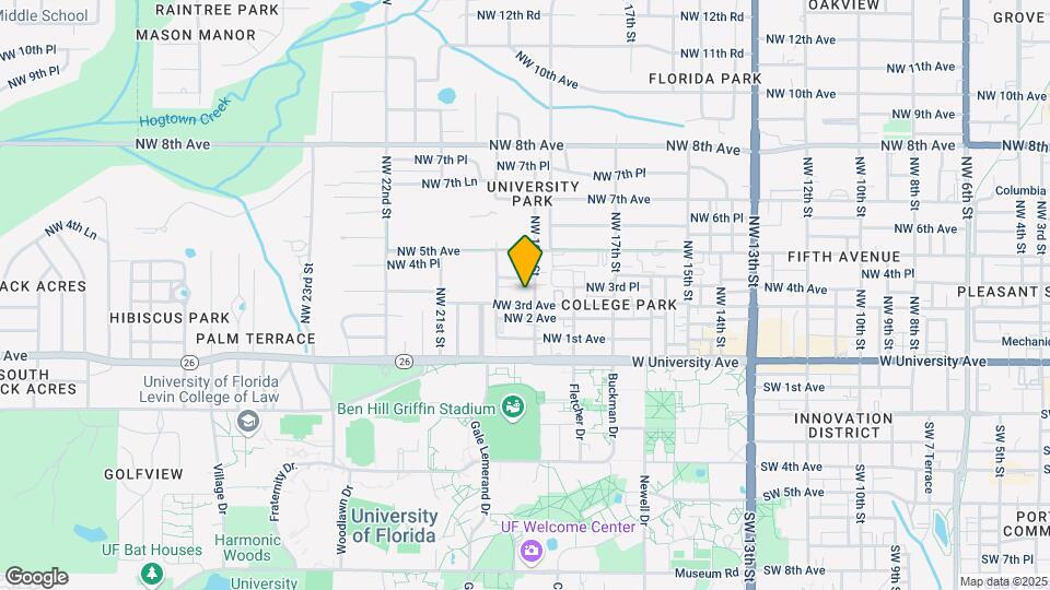 308 NW 19th St Map and Location Details