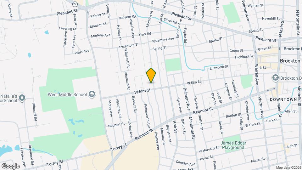 417 W Elm St Map and Location Details