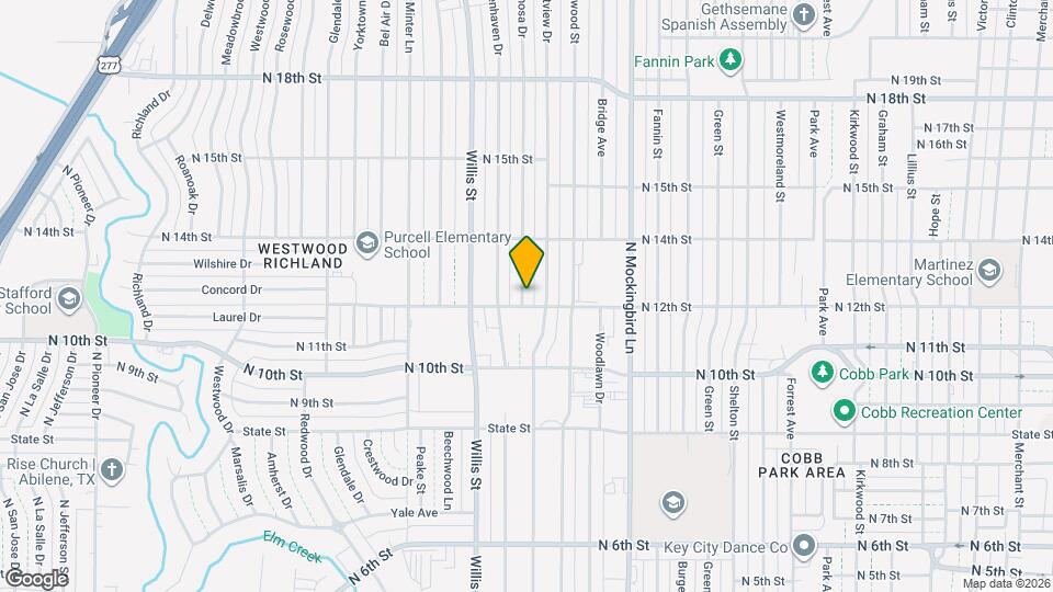 1217 Mimosa Dr Map and Location Details