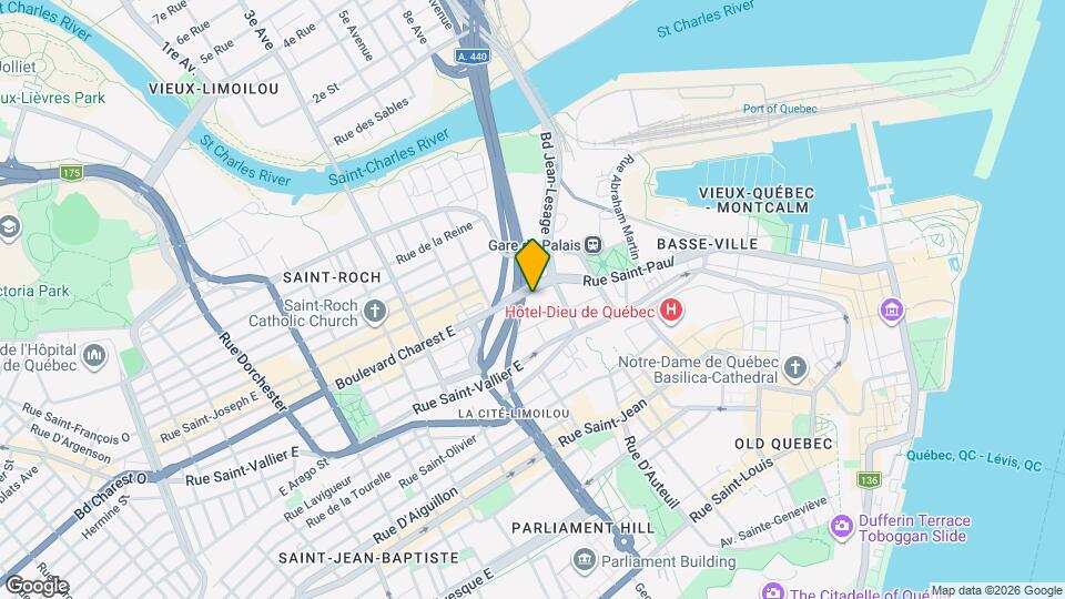 575 Saint-Paul Rue Map and Location Details