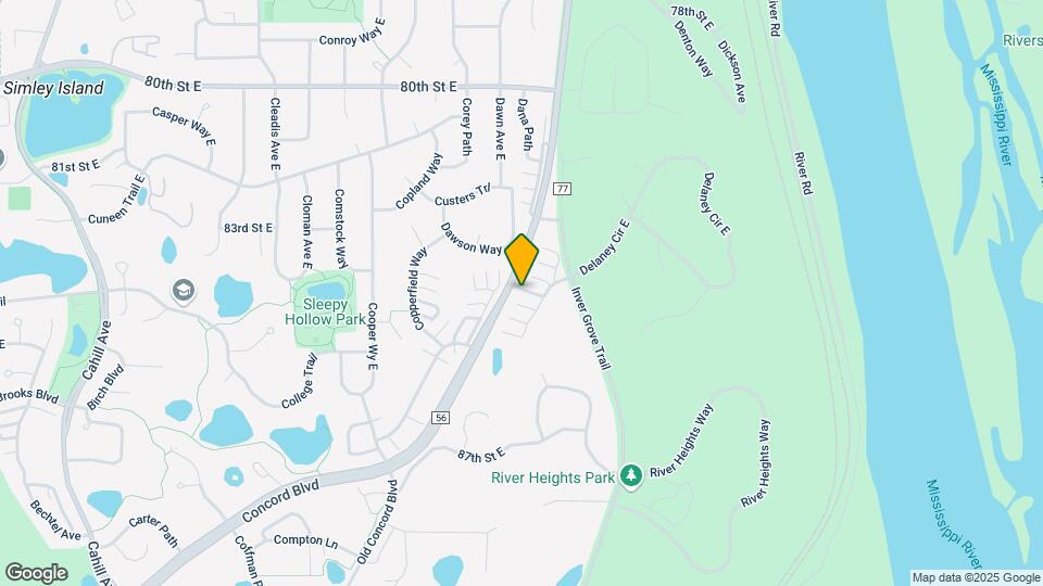8322 Delaney Dr Map and Location Details