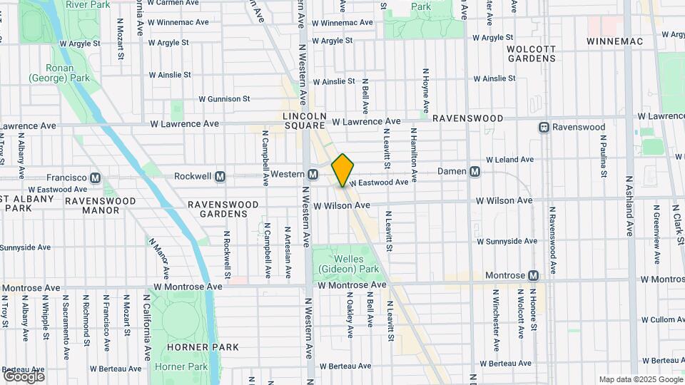 4620-4636 N Lincoln Ave Map and Location Details