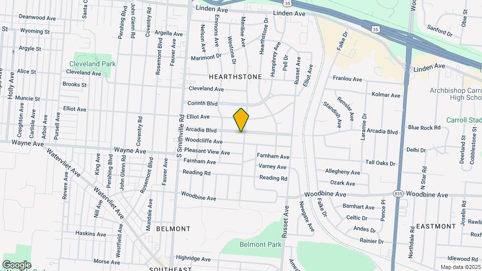4256 Arcadia Blvd Map and Location Details